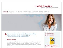 Tablet Screenshot of hailka-proske.de